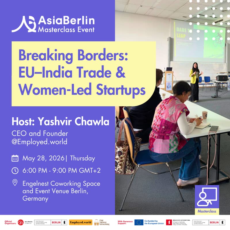 Cover Image for Breaking Borders: EU–India Trade & Women-Led Startups