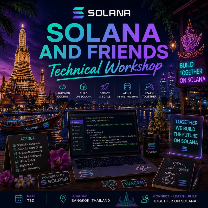 Cover Image for Solana Technical Workshop