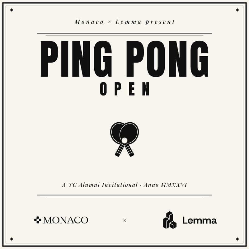 Cover Image for YC Alum Ping Pong Open