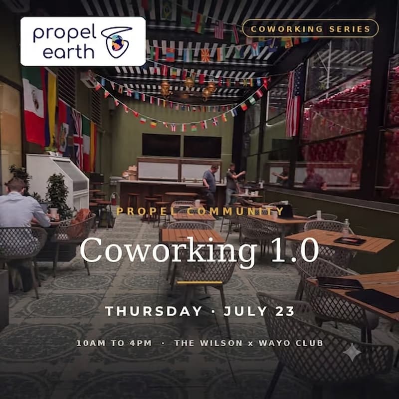 Cover Image for Propel Coworking 1.0 · The Wilson x Wayo Club