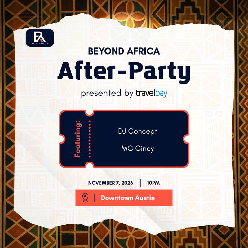 Cover Image for BEYOND AFRICA CONFERENCE after party!