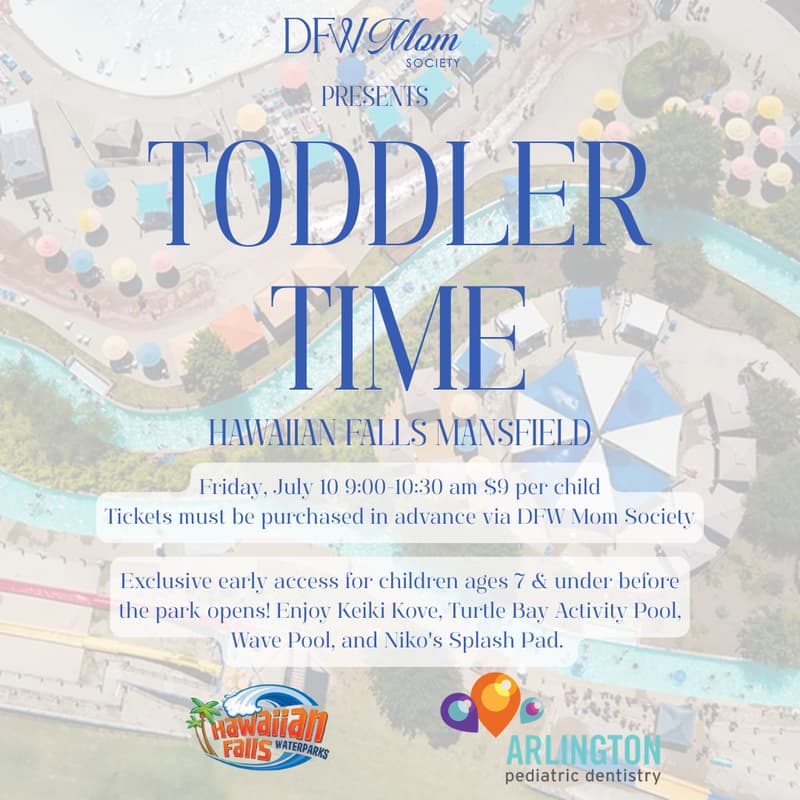 Cover Image for Toddler Time at Hawaiian Falls Mansfield