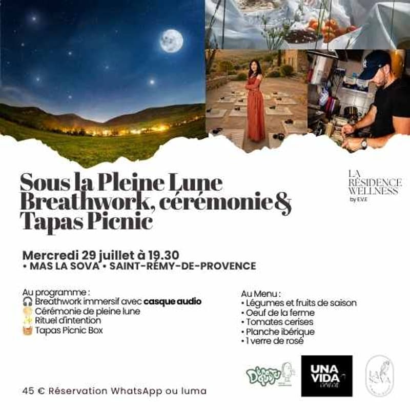 Cover Image for Full Moon Breathwork & Picnic en Provence