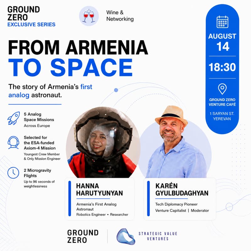 Cover Image for 🚀 From Armenia to Space. Meet Armenia's First Analog Astronaut