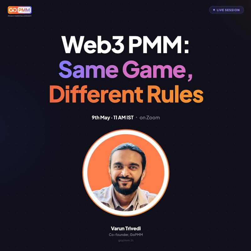 Cover Image for Web3 PMM: Same Game, Different Rules with Varun Trivedi