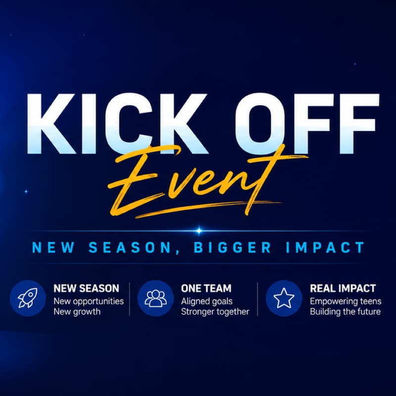 Cover Image for VIP Guests | Start Up Teen Kick Off Event 2026