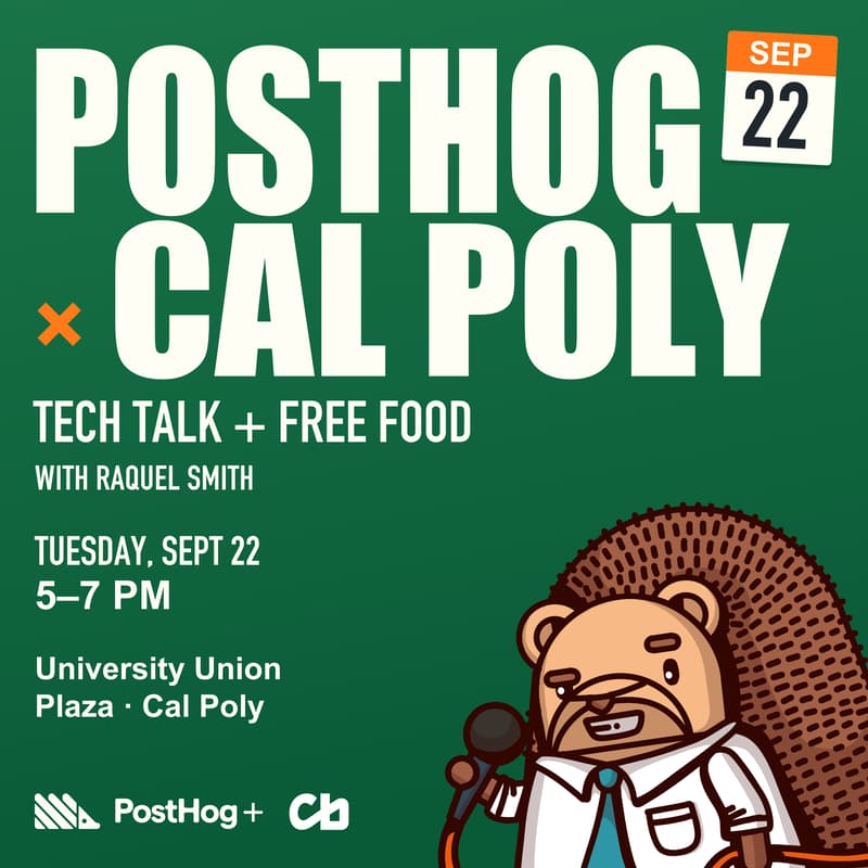 Cover Image for PostHog x Cal Poly