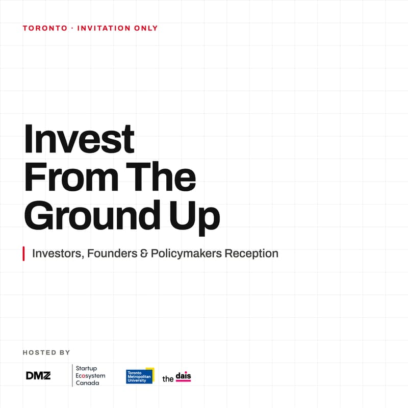 Cover Image for Invest From The Ground Up: Investors, Founders & Policymakers Reception