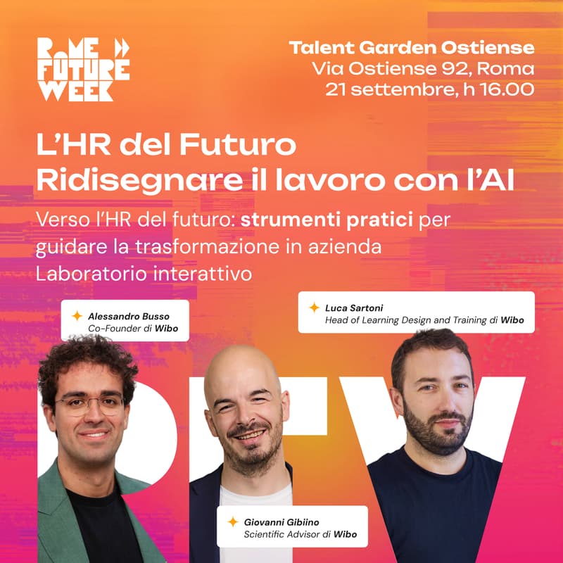 Cover Image for Wibo Future Lab | Verso l'HR del futuro: ridisegnare il lavoro con l’AI