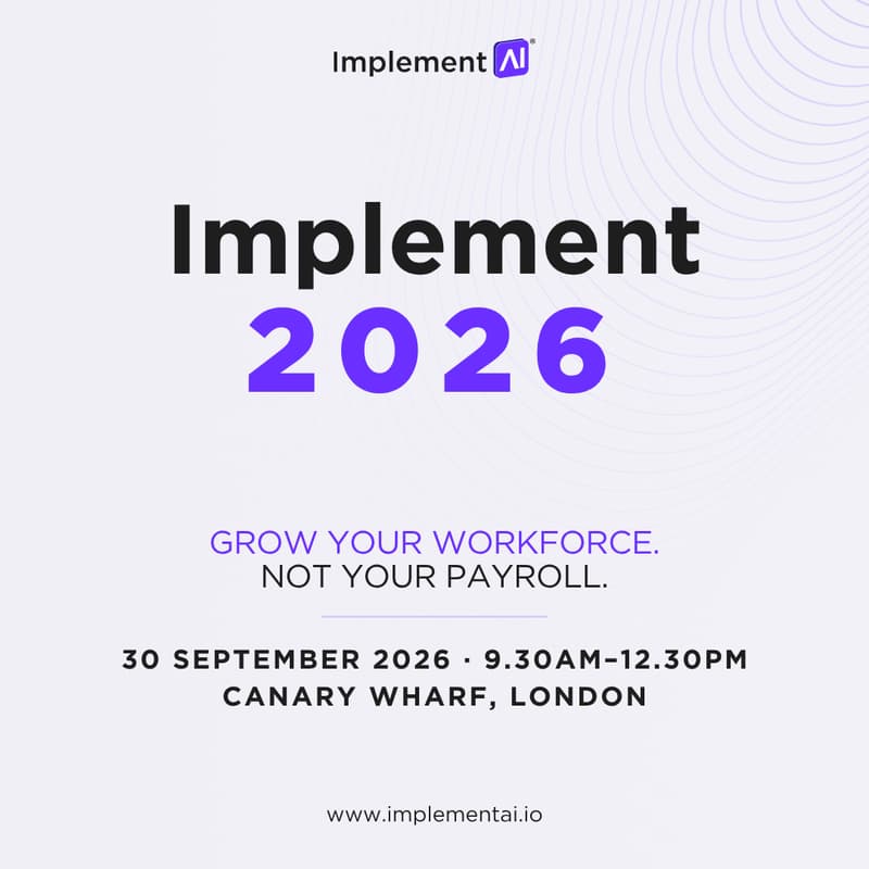 Cover Image for Implement 2026 - Implement AI's Annual Showcase
