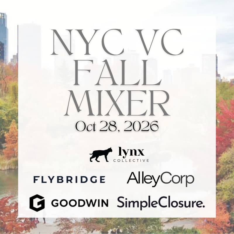 Cover Image for NYC VC Investors - Fall 2026 Mixer