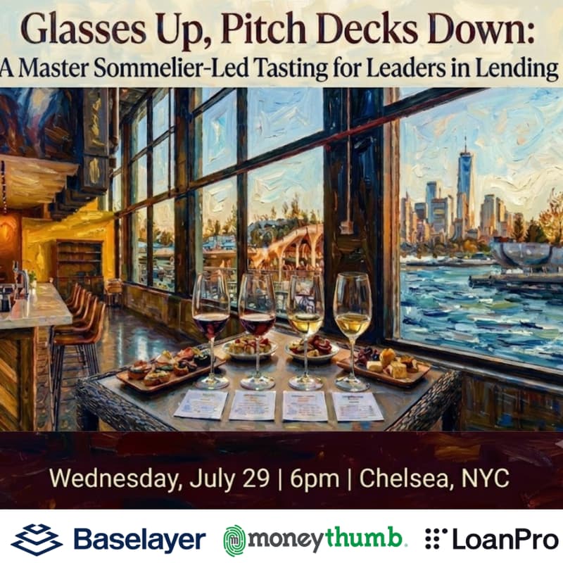 Cover Image for Glasses Up, Pitch Decks Down: A Master Sommelier-Led Tasting for Leaders in Lending