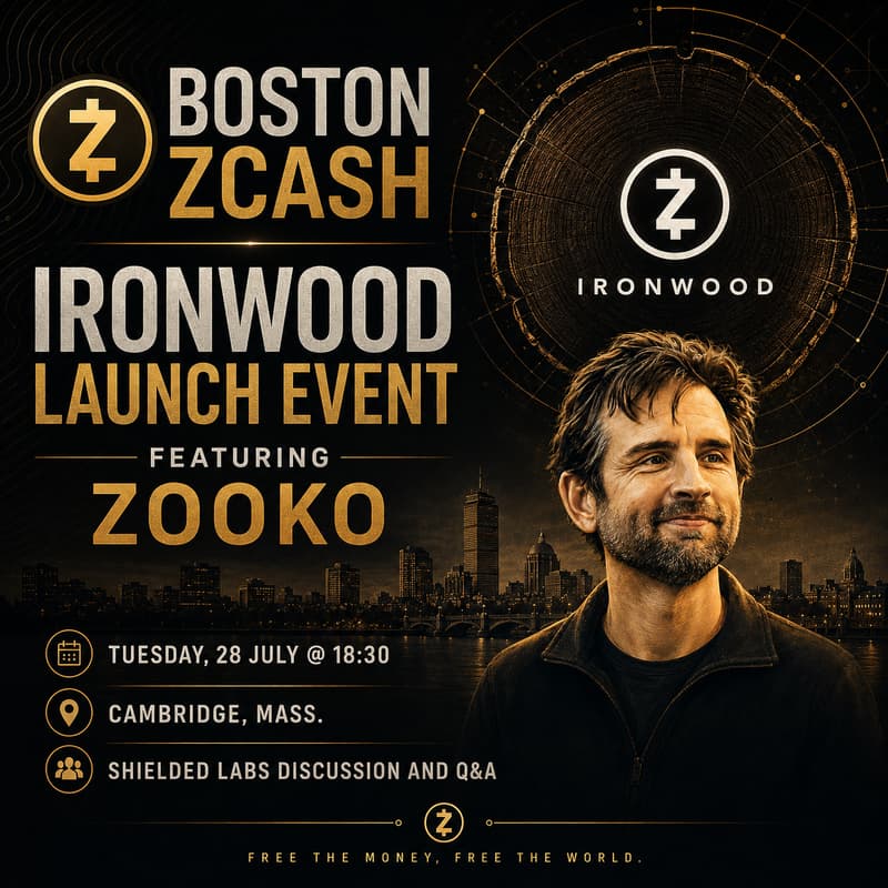Cover Image for Ironwood Launch Event, ft. Zooko