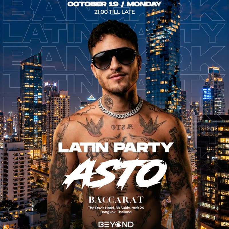 Cover Image for ASTO • OCTOBER 19 • BACCARAT • BANGKOK