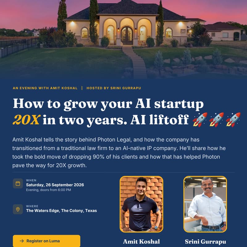 Cover Image for How to grow your AI startup 20X in two years