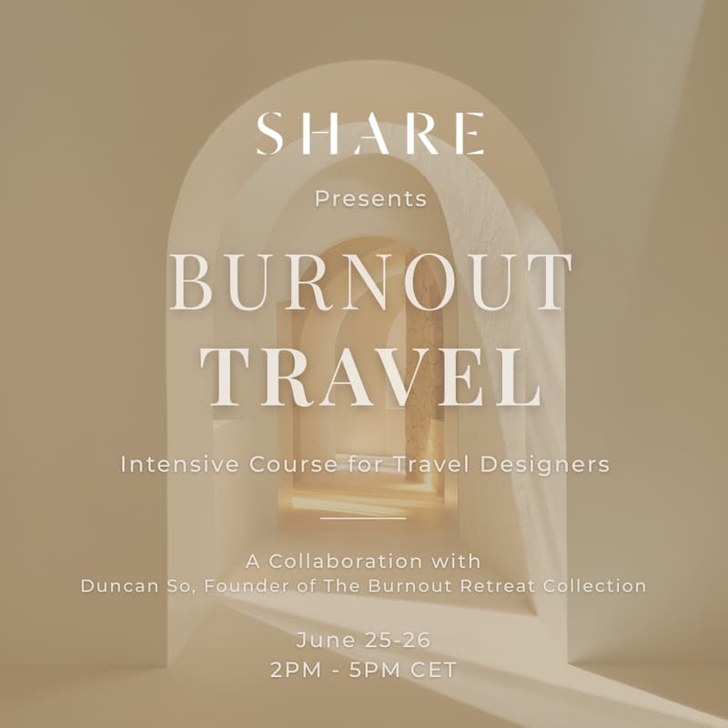 Cover Image for Burnout as Travel: A New Category for Travel Designers