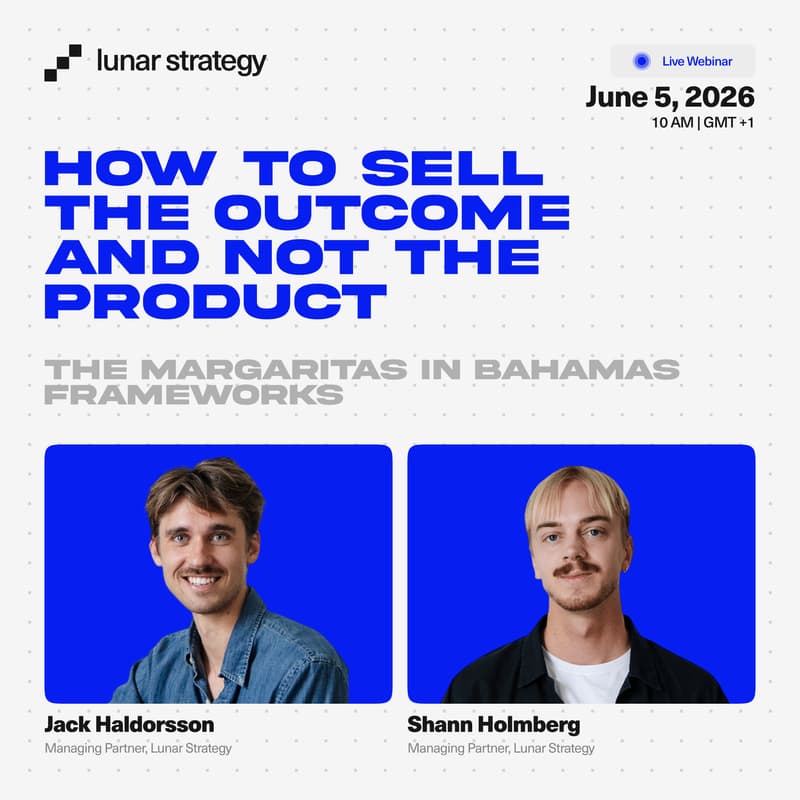 Cover Image for WEBINAR: How to sell the outcome and not the product