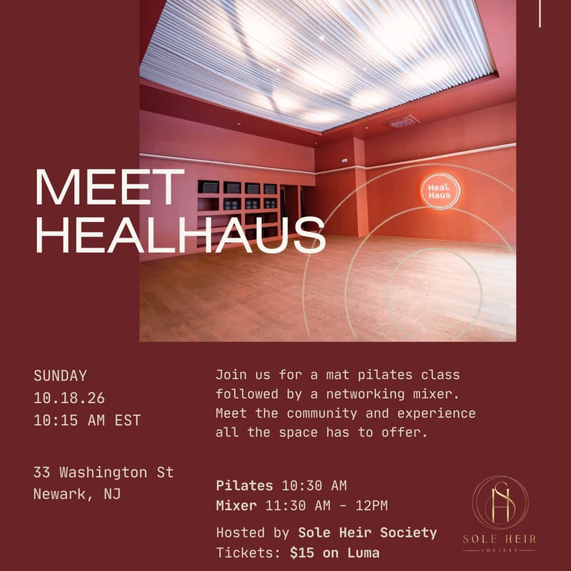 Cover Image for Meet HealHaus: A Mixer & Pilates Class