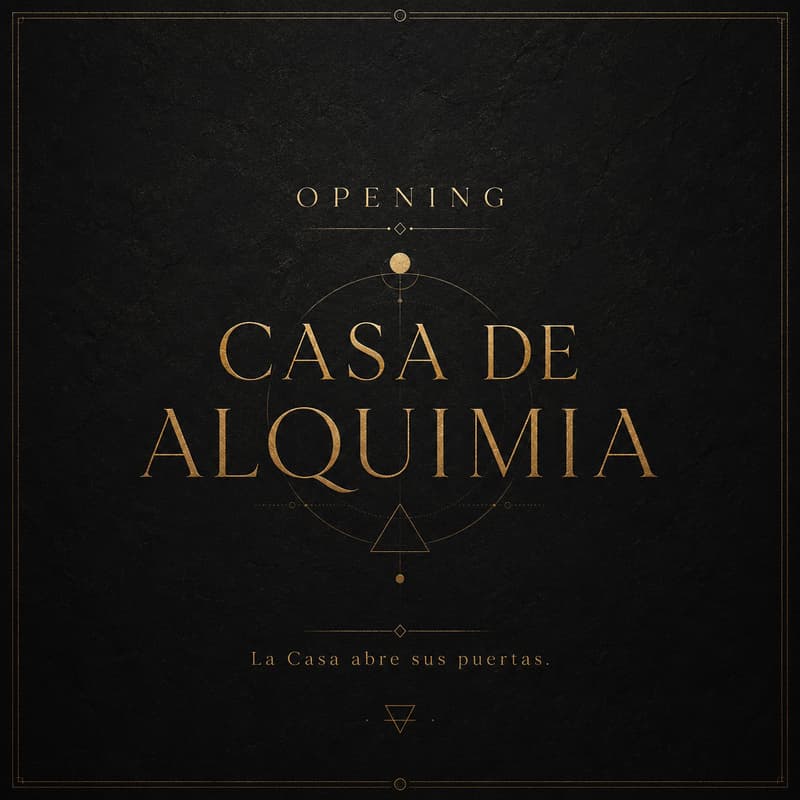 Cover Image for OPENING · CASA DE ALQUIMIA La Casa abre sus puertas.