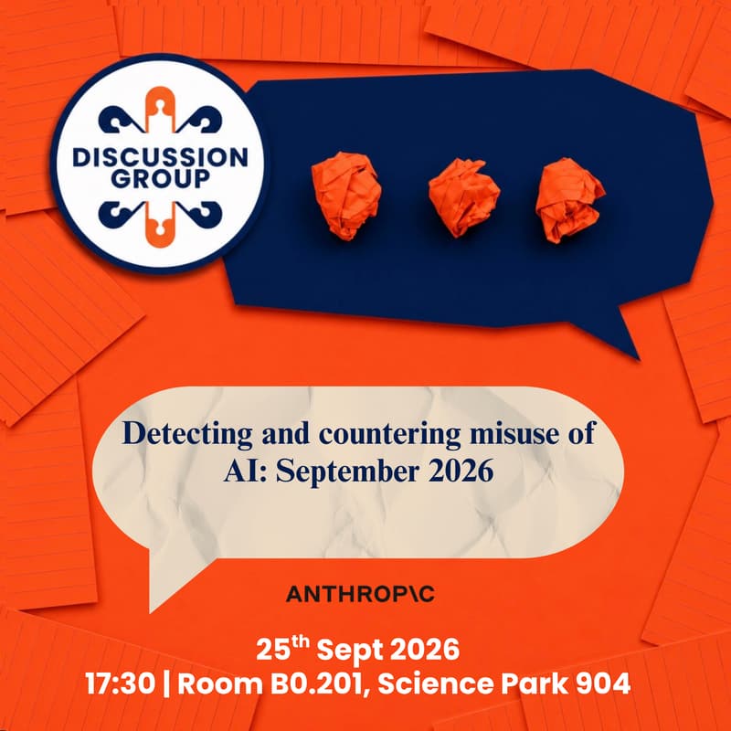 Cover Image for SAIN Amsterdam Discussion Group: Anthropic's Report on AI Misuses