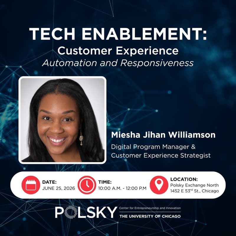Cover Image for Tech Enablement Workshop Series: Using AI to Elevate your Customer Experience (Automation and Responsiveness)