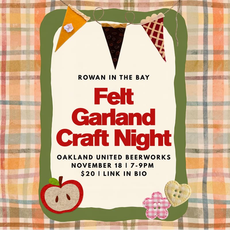 Cover Image for Felt Garland Craft Night
