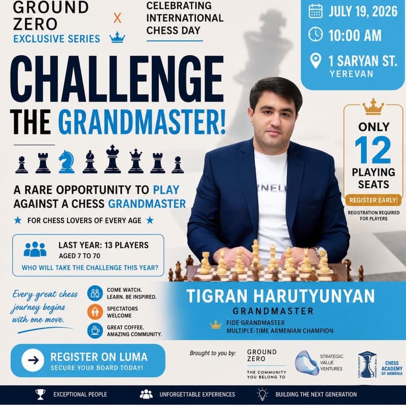 Cover Image for ♟ Challenge The Chess Grandmaster at Ground Zero