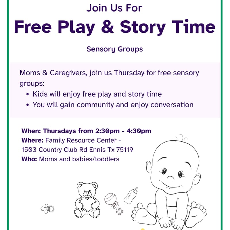 Cover Image for Free Play & Story Time Sensory Groups