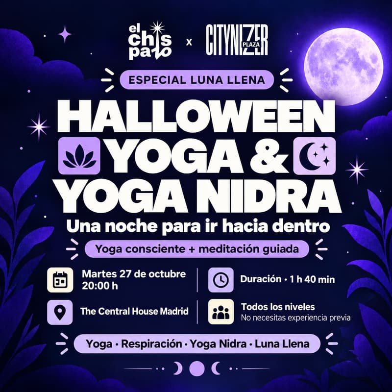 Cover Image for 🌕 HALLOWEEN · YOGA & YOGA NIDRA