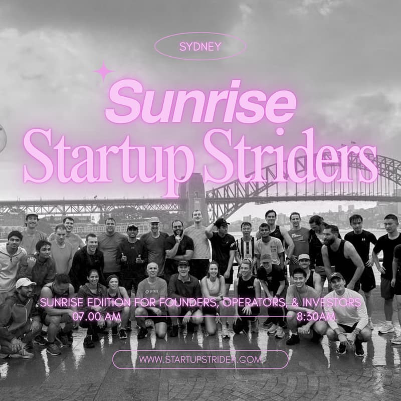 Cover Image for Startup Striders - Sunrise Edition