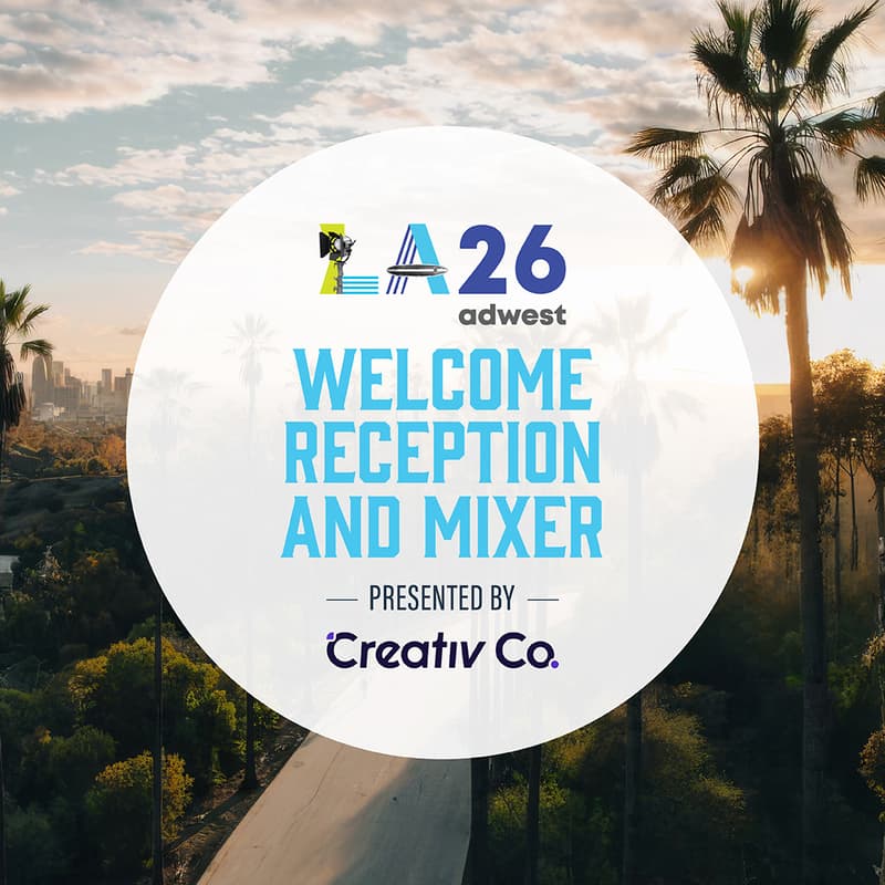 Cover Image for AdWest: LA26 Welcome Reception & AAF LA Mixer p/b Creativ Co