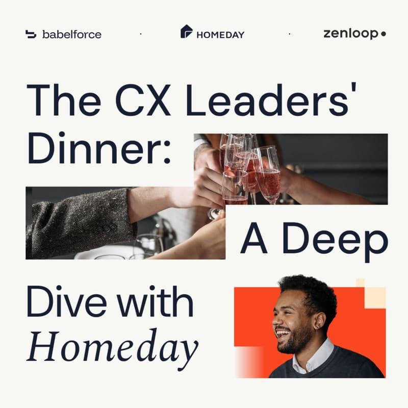 Cover Image for The CX Leaders' Dinner: A Deep Dive with Homeday · Networking Event