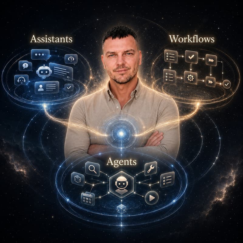 Cover Image for Assistants, Workflows, and Agents: What's the difference?