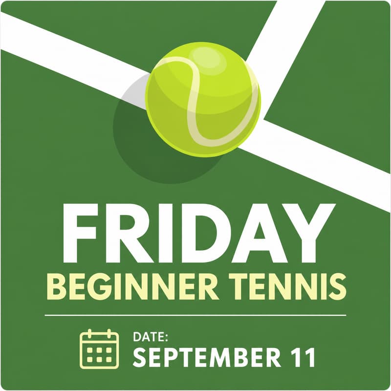 Cover Image for Friday Night Tennis (beginner)