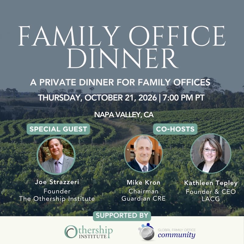 Cover Image for October 21: Family Office Investor Dinner