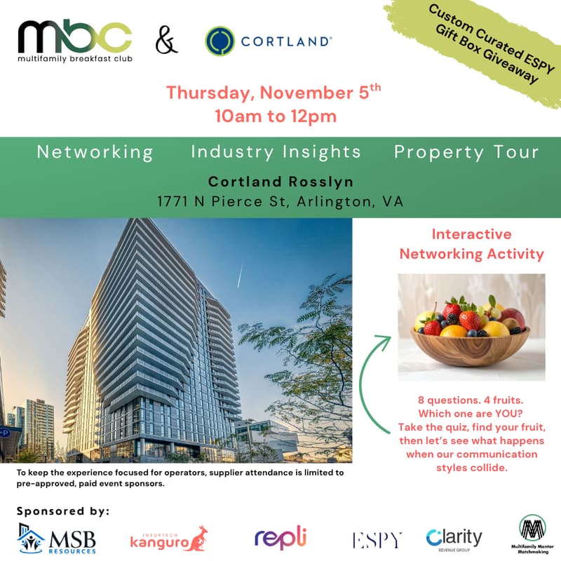 Cover Image for Multifamily Breakfast Club: Arlington, VA