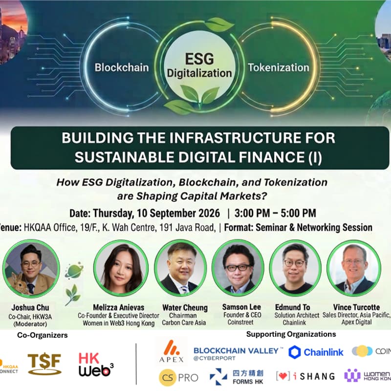 Cover Image for Building the Infrastructure for Sustainable Digital Finance (I)