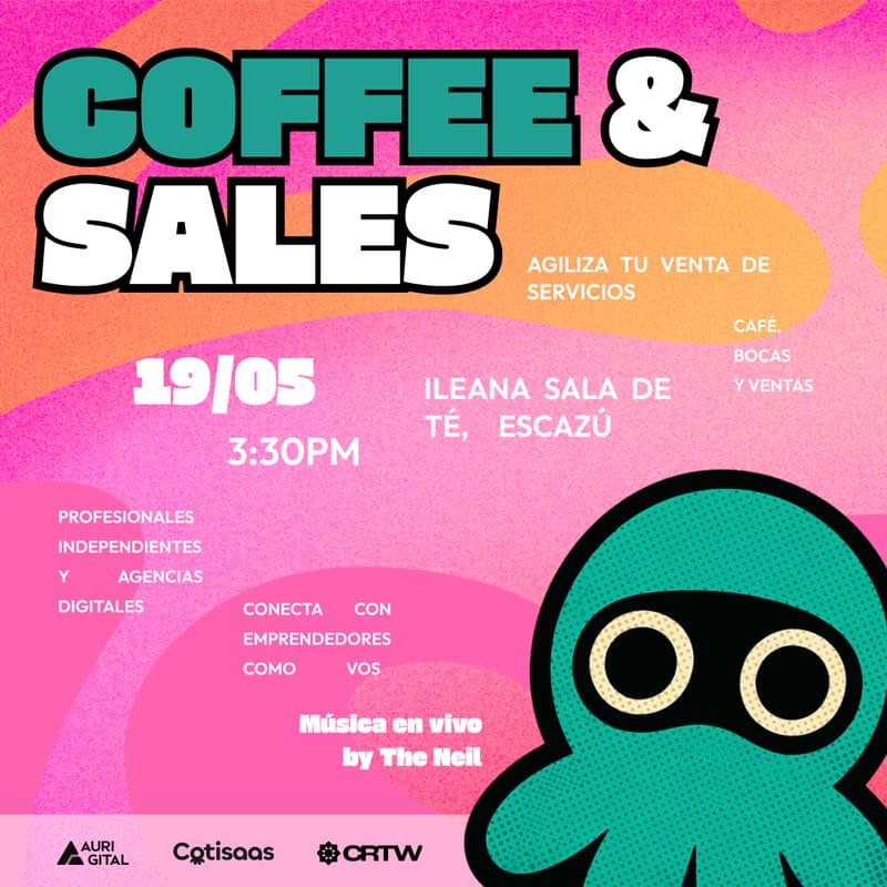 Cover Image for Coffee and Sales: Agiliza tu venta de servicios by Aurigital