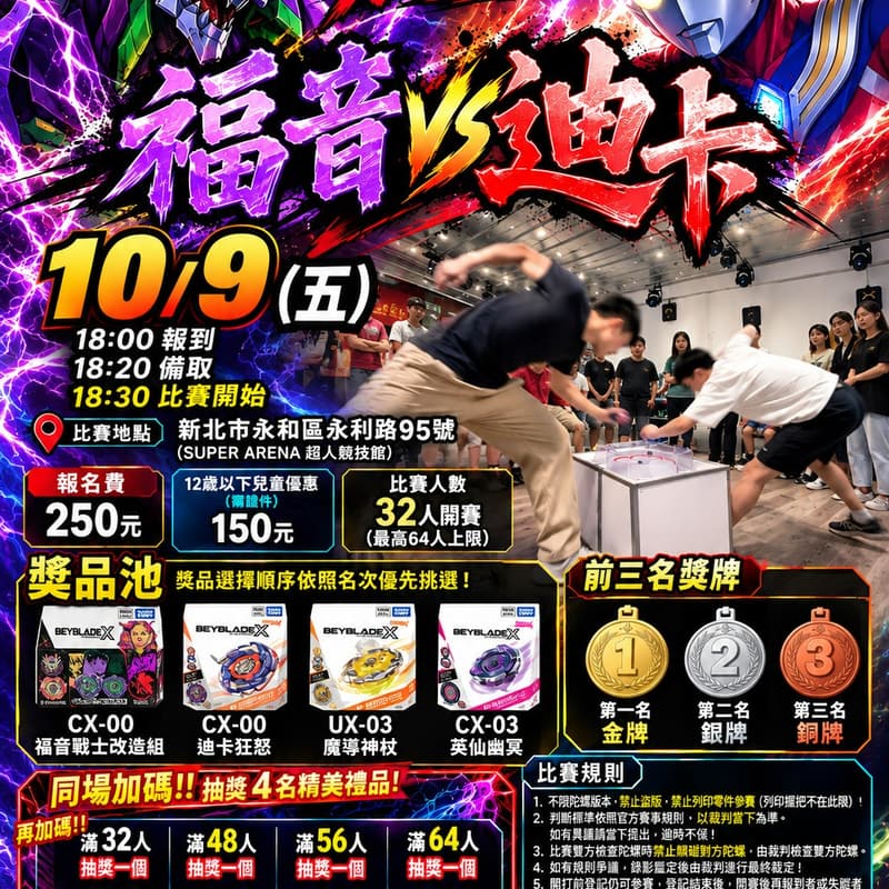 Cover Image for SUPER ARENA X巨塔挑戰季-福音VS迪卡