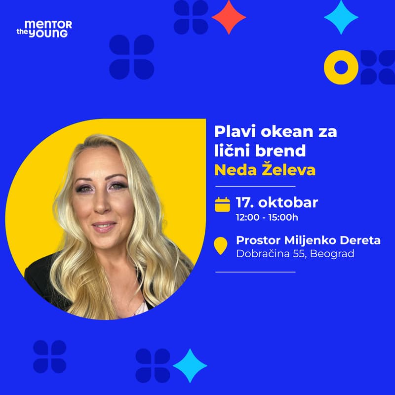 Cover Image for "Plavi okean za lični brend" [Mentor The Young]