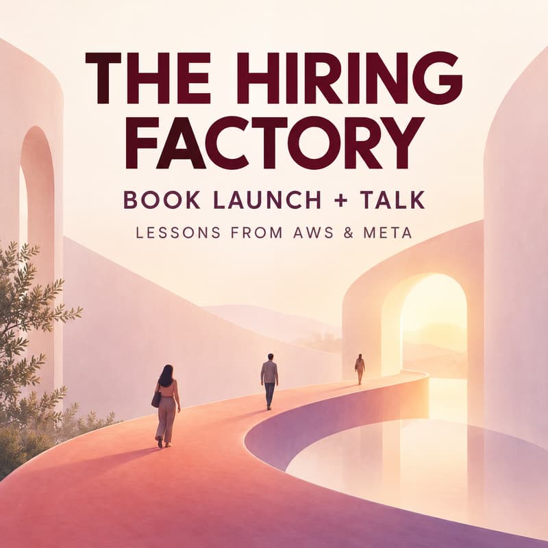 Cover Image for The Hiring Factory: How Great Companies Win the Best Talent — Book Launch + Talk