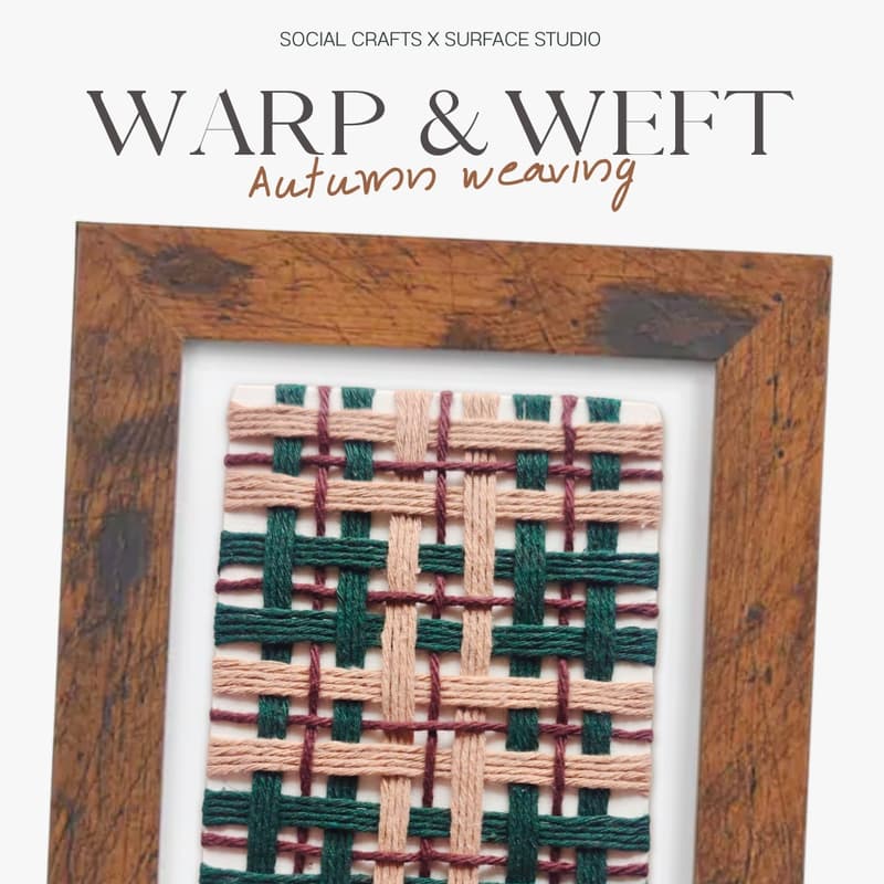Cover Image for Warp & Weft: Autumn weaving