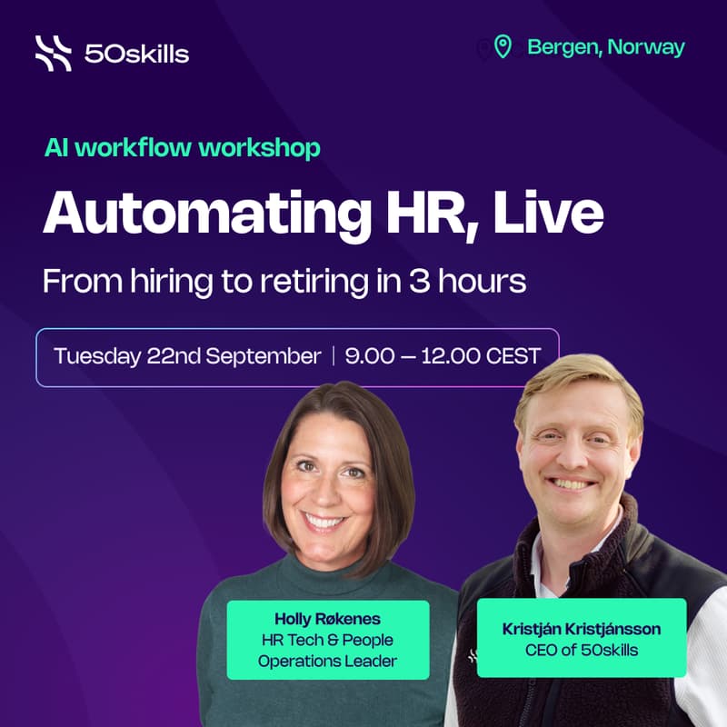 Cover Image for Automating HR, Live. From hiring to retiring in 3 hours