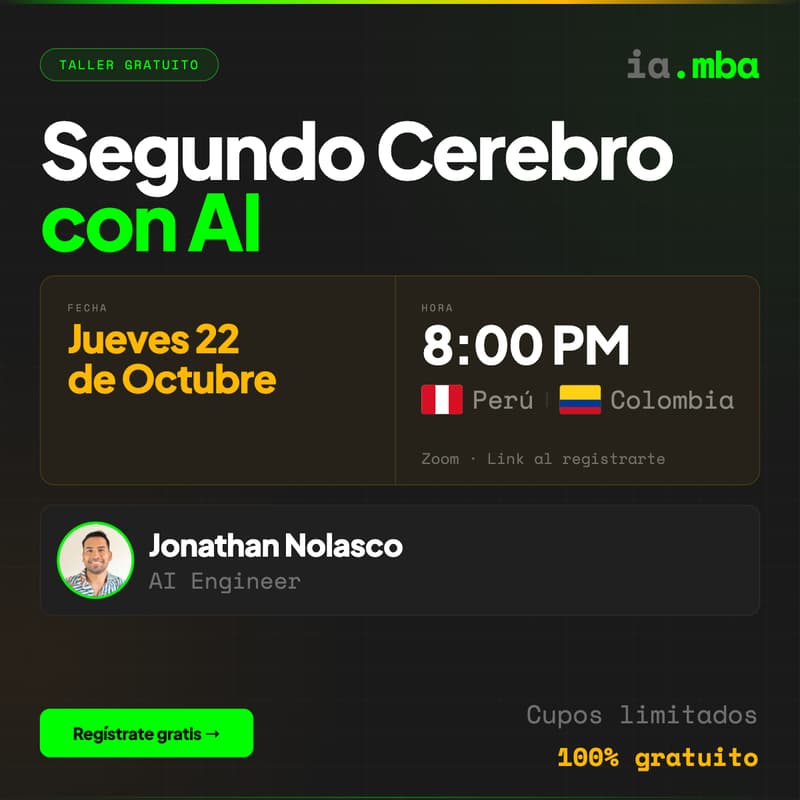 Cover Image for Gestiona tu segundo cerebro con AI