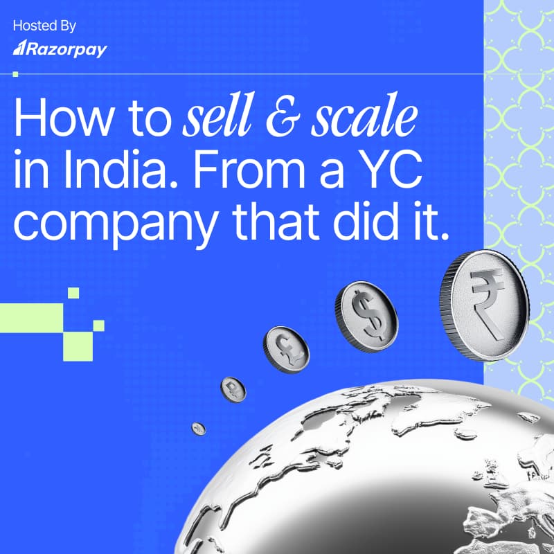 Cover Image for Drinks & Conversations: How to scale & monetise in India ๐ฎ๐ณ