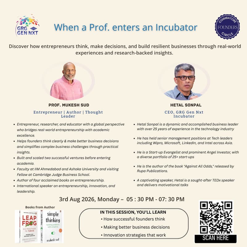 Cover Image for When a Prof. enters an Incubator