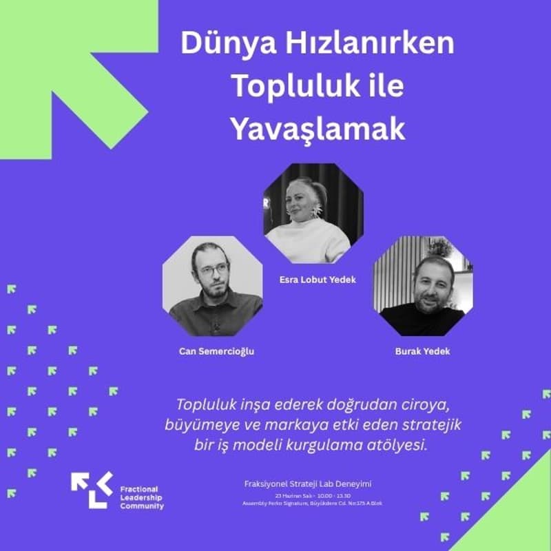 Cover Image for Dünya Hızlanırken Topluluk ile Yavaşlamak