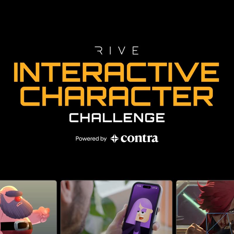 Cover Image for The Rive Character Challenge: Winner's Announcement