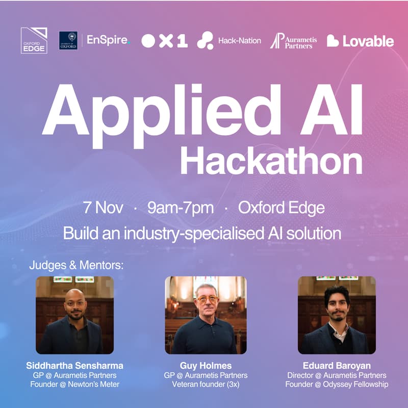 Oxford Applied AI Hackathon · Luma