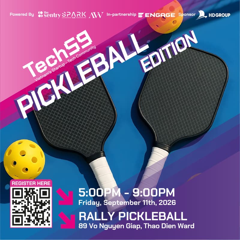Cover Image for Tech59 September | Out of office: Pickleball Edition x Engage